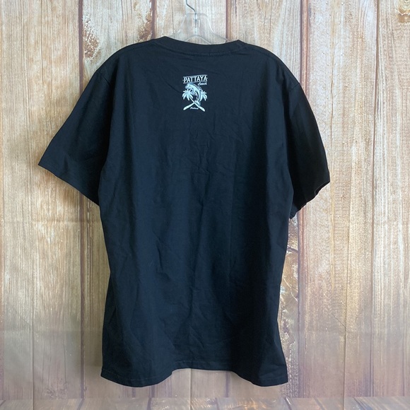 ➡️Pattaya Beach Thailand Black Tee Size XL - Picture 4 of 8